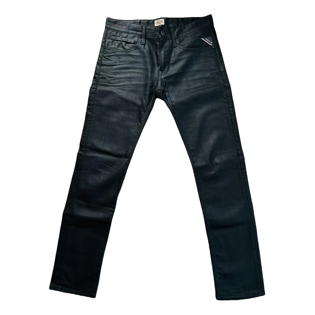Pre-owned Replay Slim Jean In Black