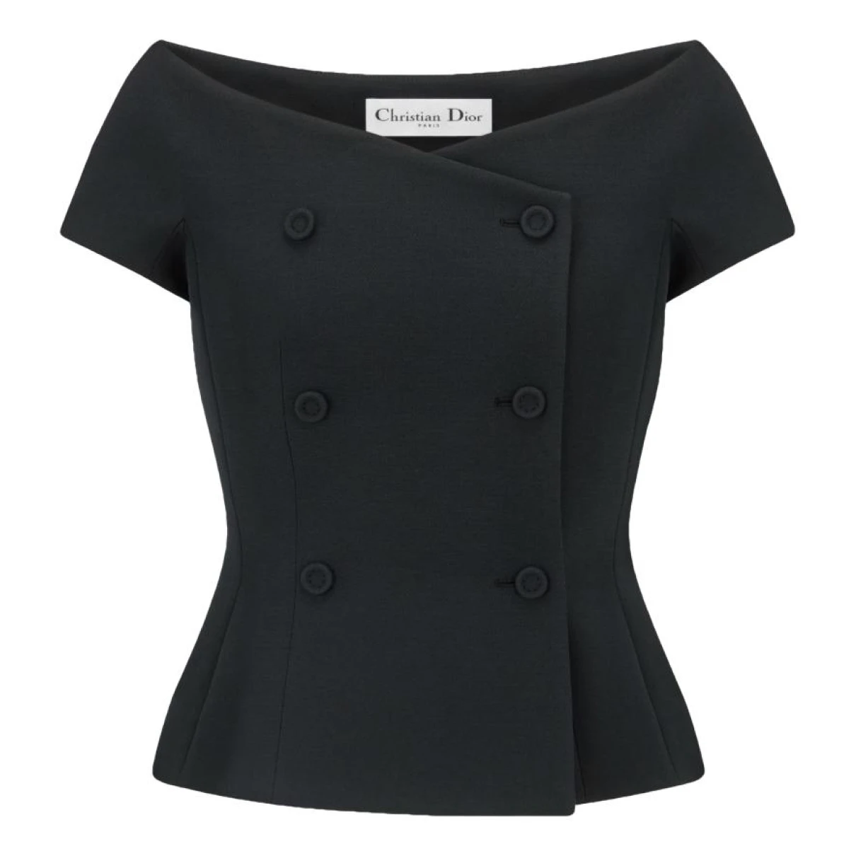 Pre-owned Dior Wool Vest In Black