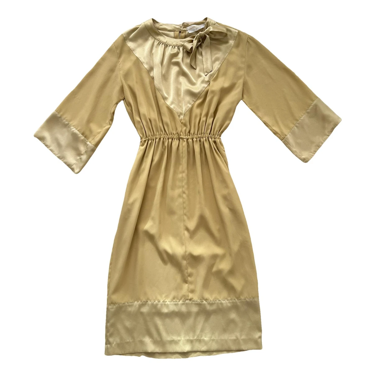 Pre-owned Carven Mid-length Dress In Gold