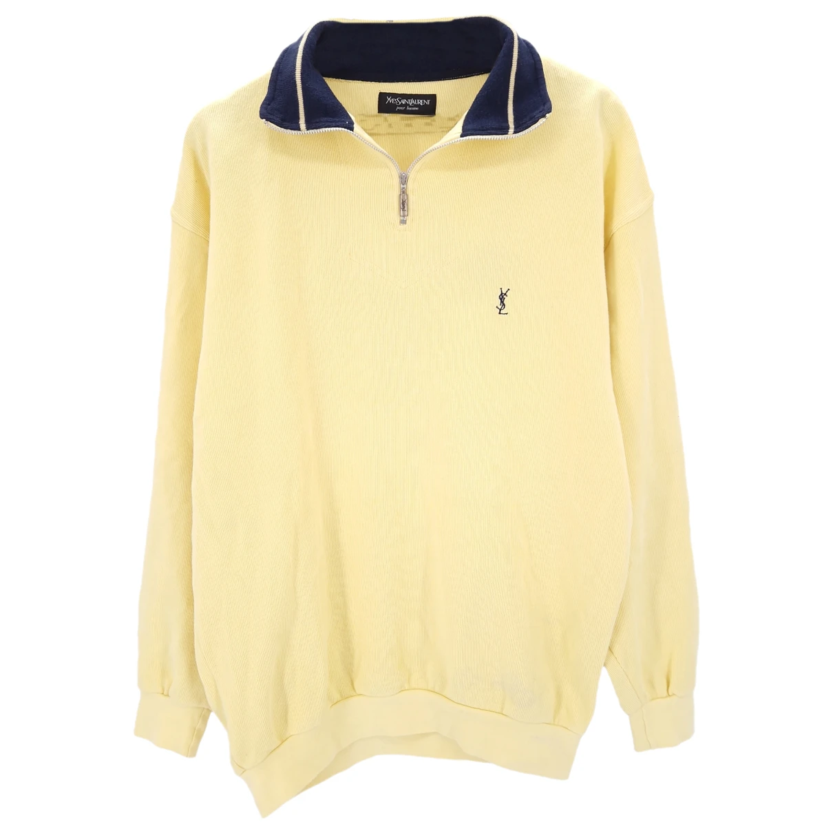 Pre-owned Saint Laurent Sweatshirt In Yellow