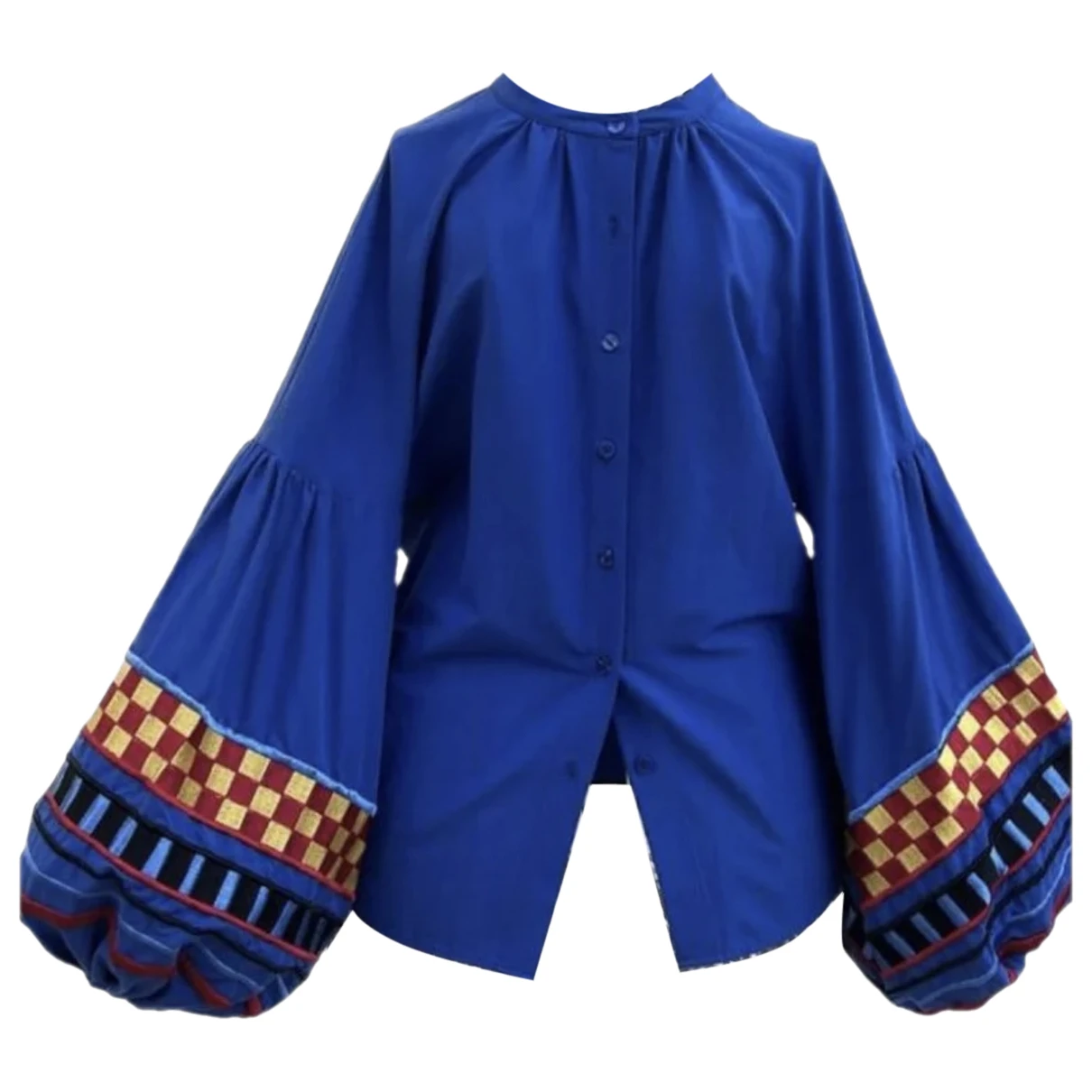 Pre-owned Stella Jean Blouse In Blue