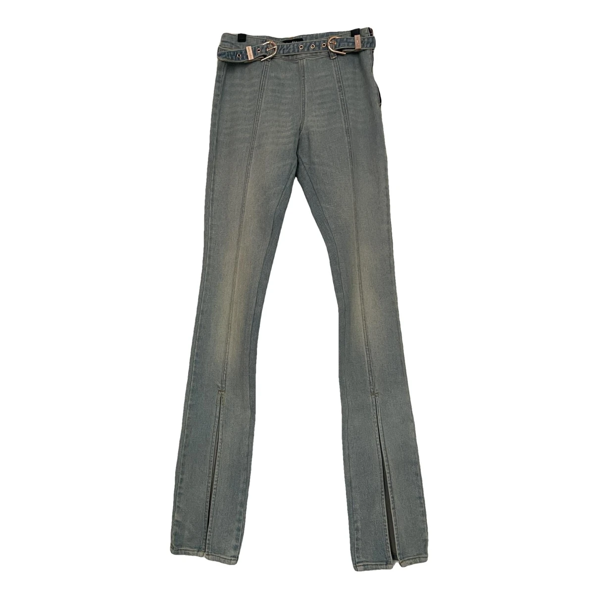 Pre-owned Retroféte Straight Jeans In Blue