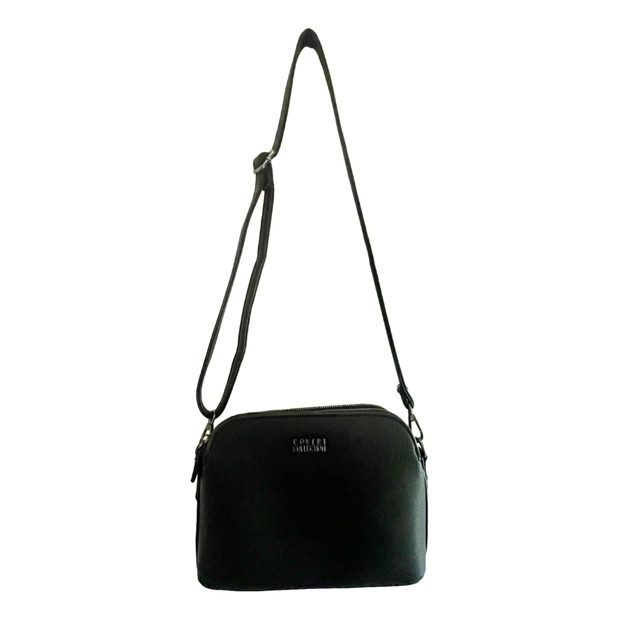 Pre-owned Enrico Coveri Leather Crossbody Bag In Black
