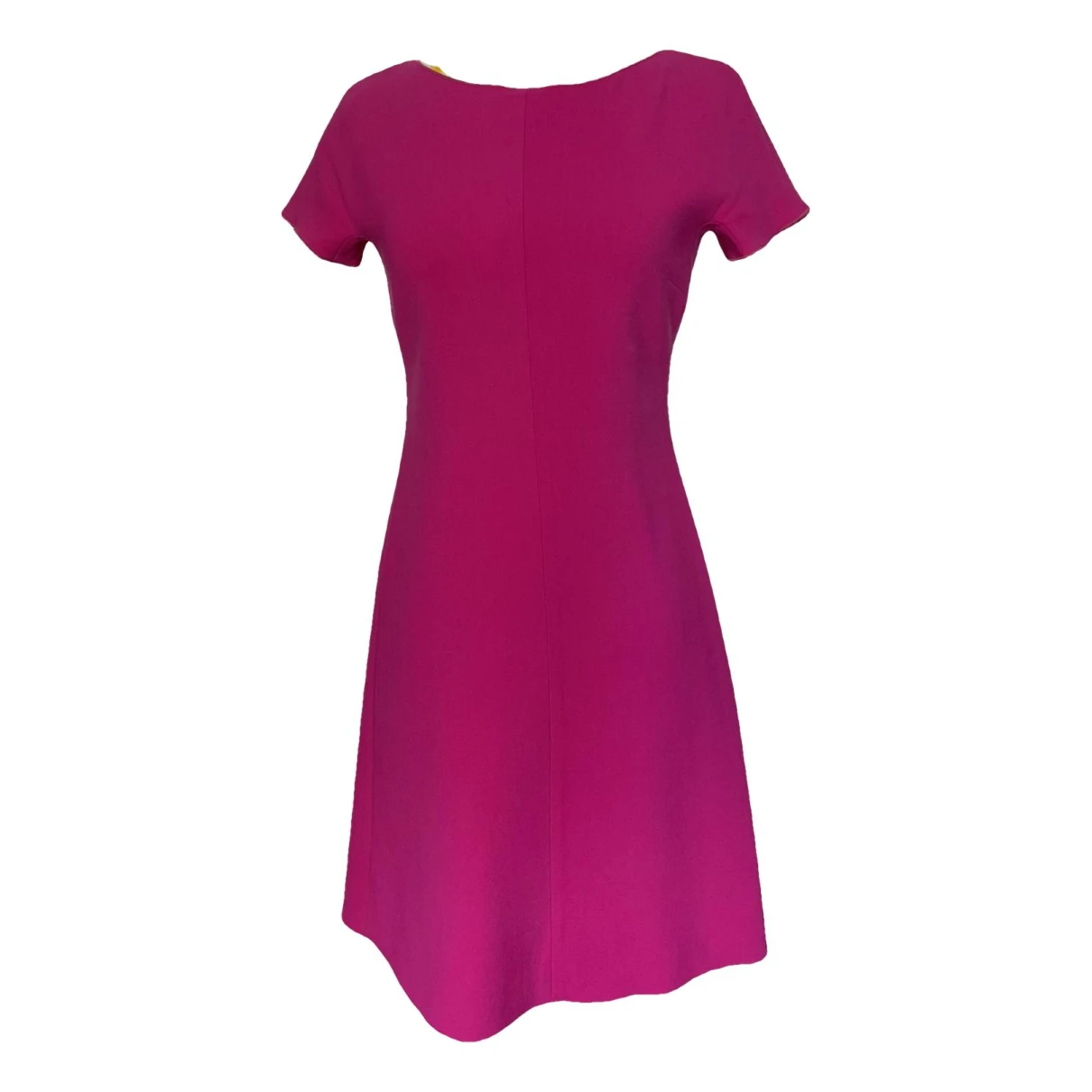 Pre-owned Les Copains Wool Mid-length Dress In Pink
