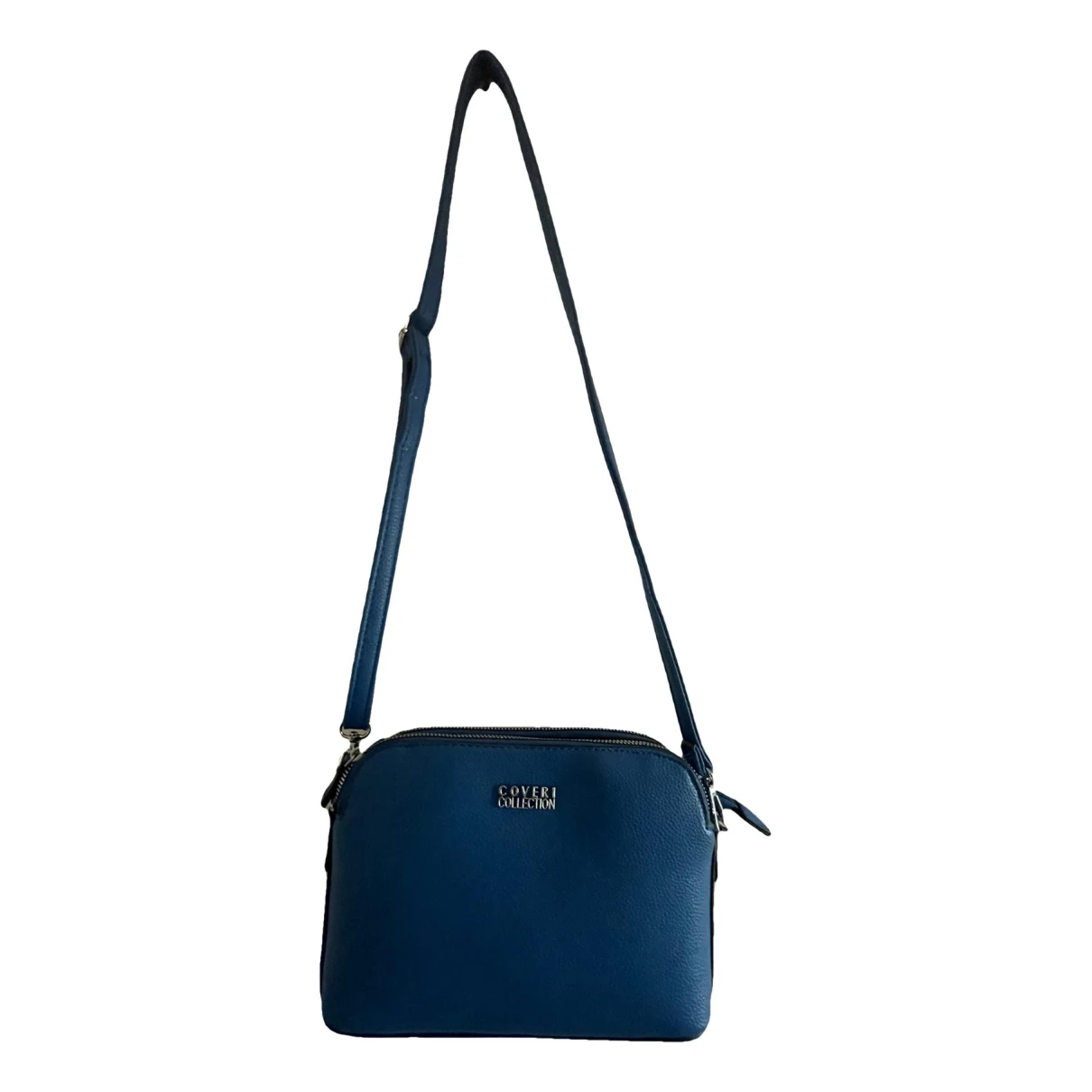 Pre-owned Enrico Coveri Leather Crossbody Bag In Blue