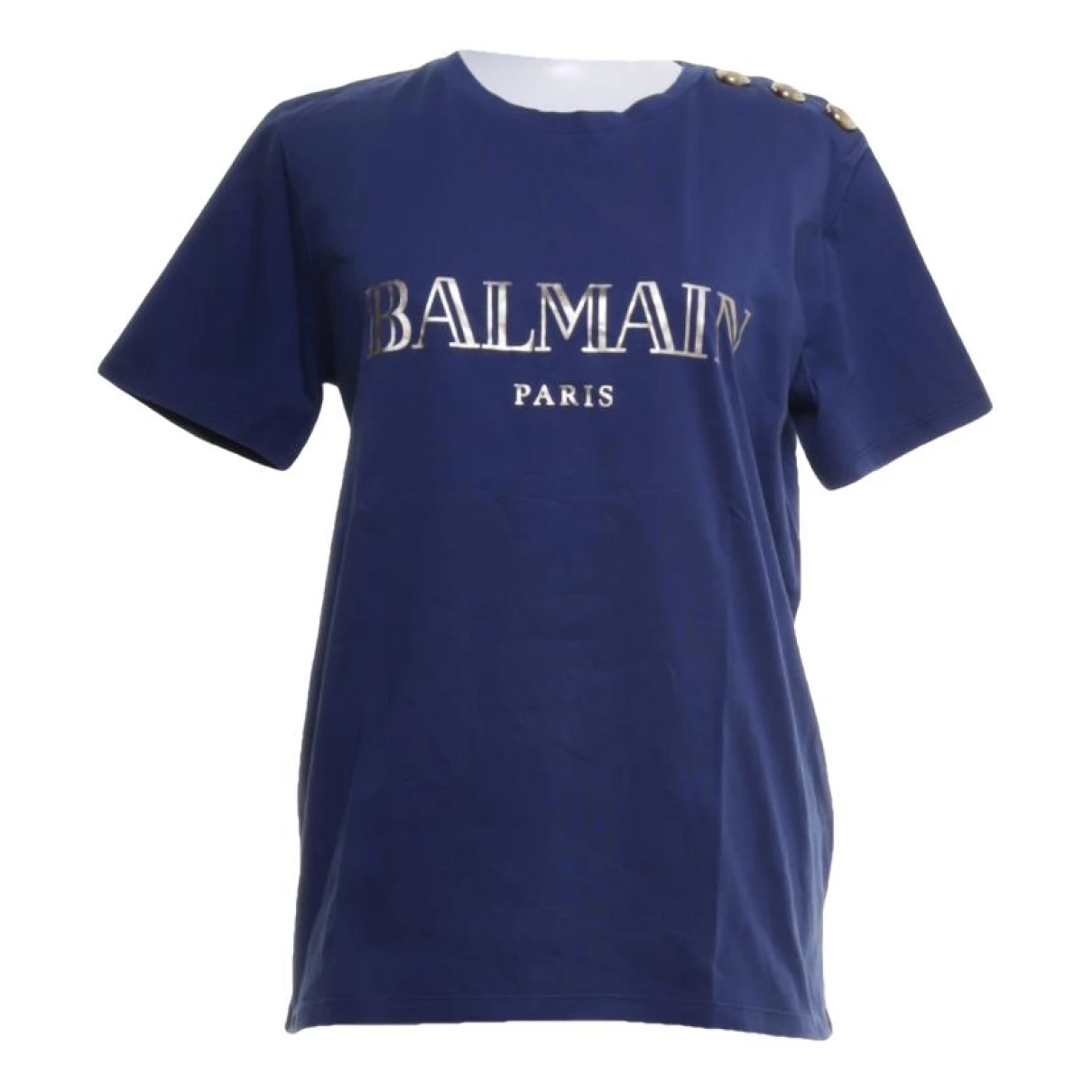 Pre-owned Balmain T-shirt In Blue