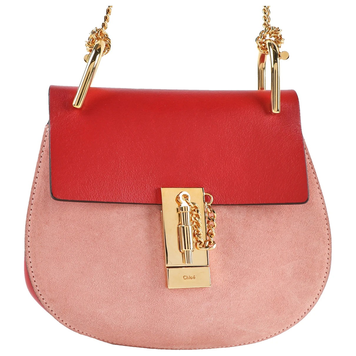 Pre-owned Chloé Drew Crossbody Bag In Pink