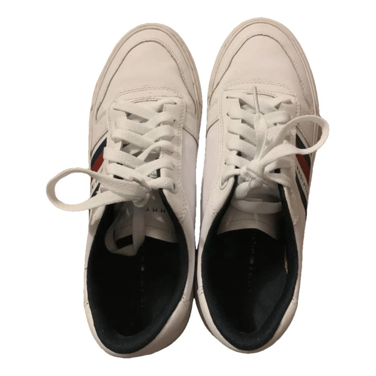 Pre-owned Tommy Hilfiger Low Trainers In White