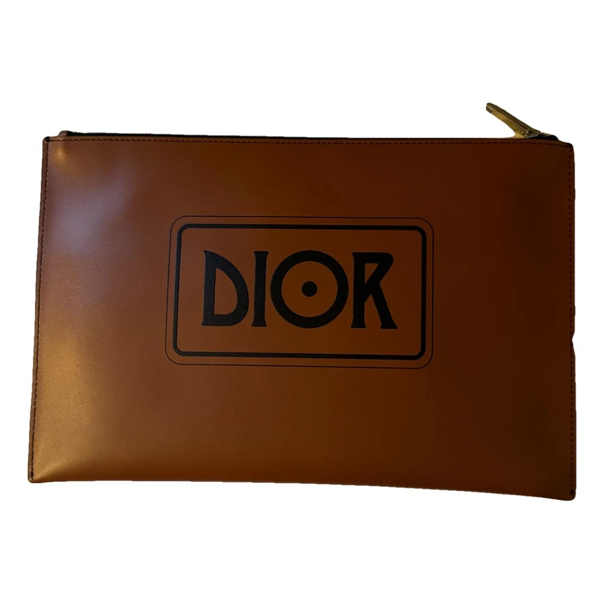 Pre-owned Dior Leather Small Bag In Brown
