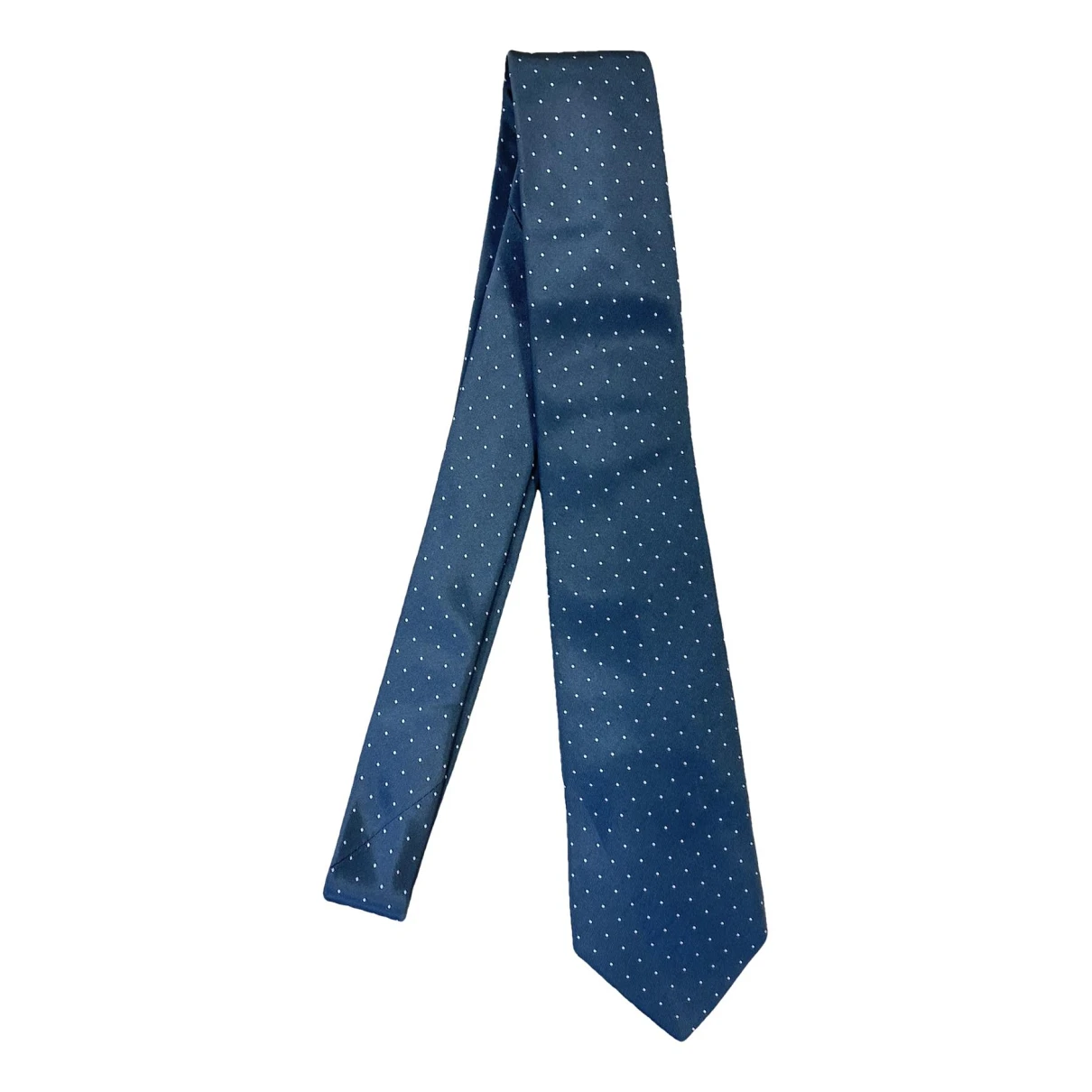 Pre-owned Ralph Lauren Silk Tie In Grey