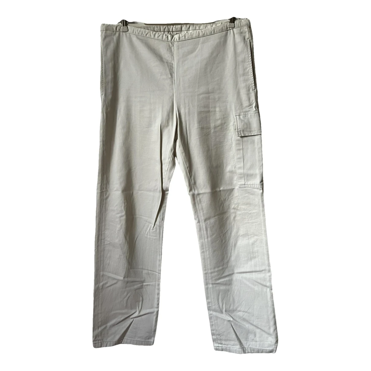 Pre-owned Helmut Lang Trousers In White
