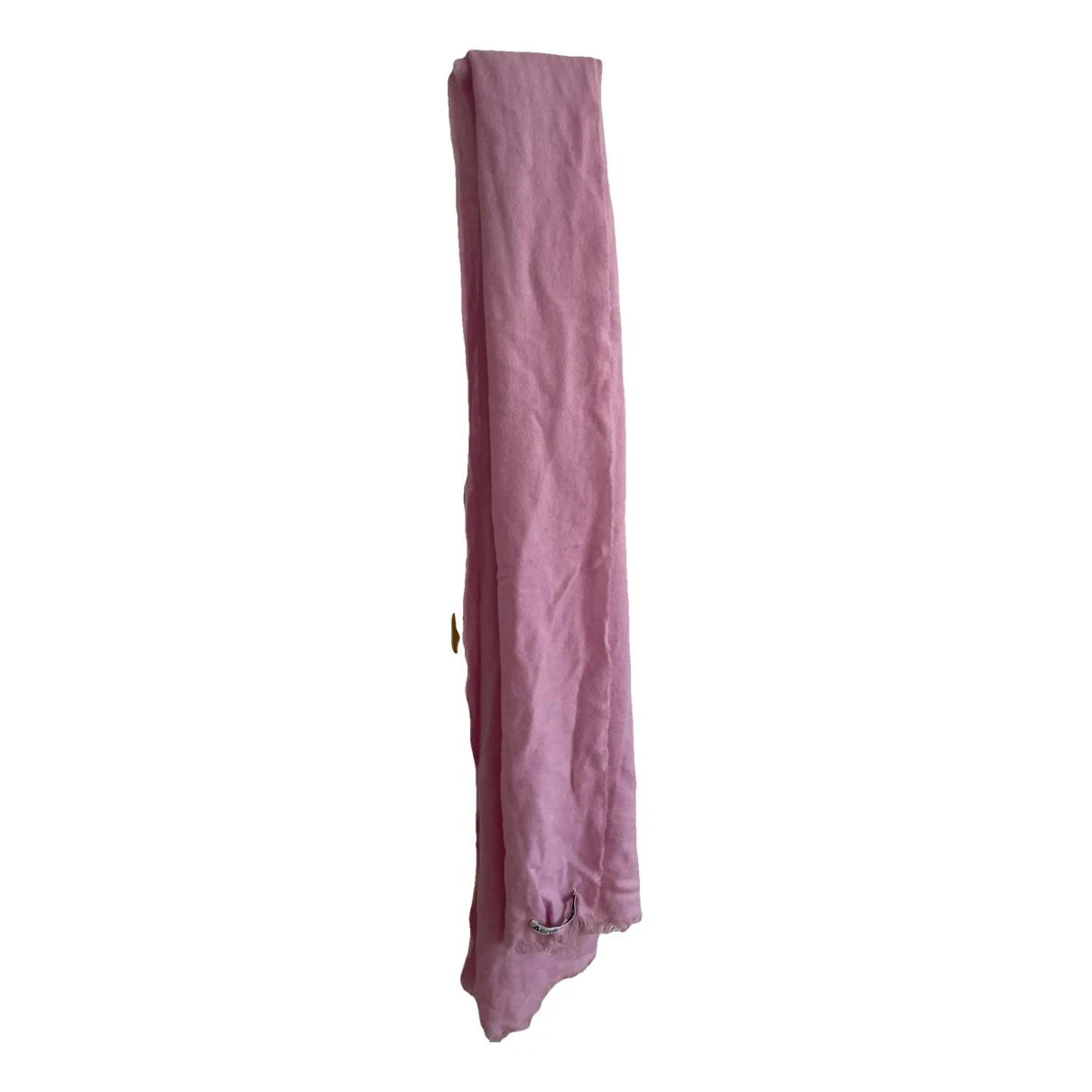 Pre-owned Acne Studios Wool Silk Handkerchief In Pink