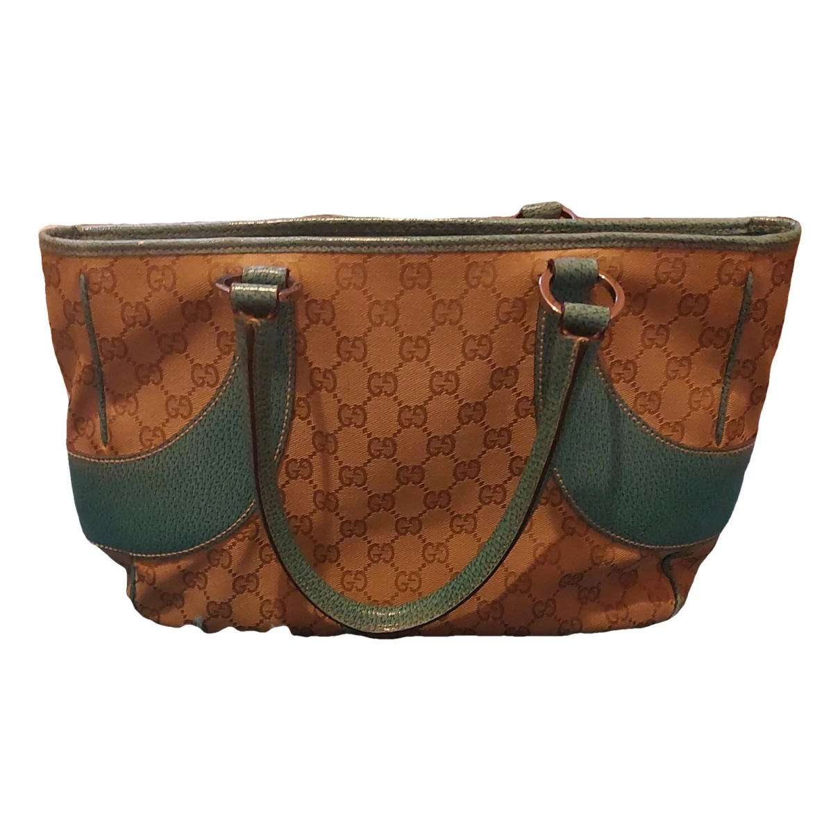 Pre-owned Gucci Joy Cloth Handbag In Green