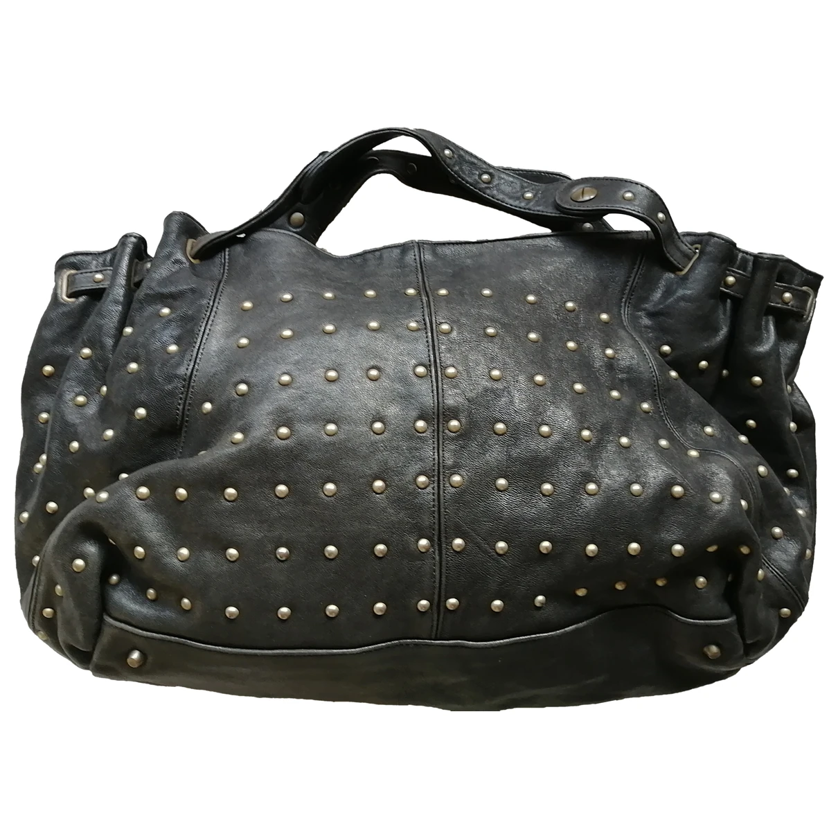 Pre-owned Gerard Darel Leather Handbag In Black