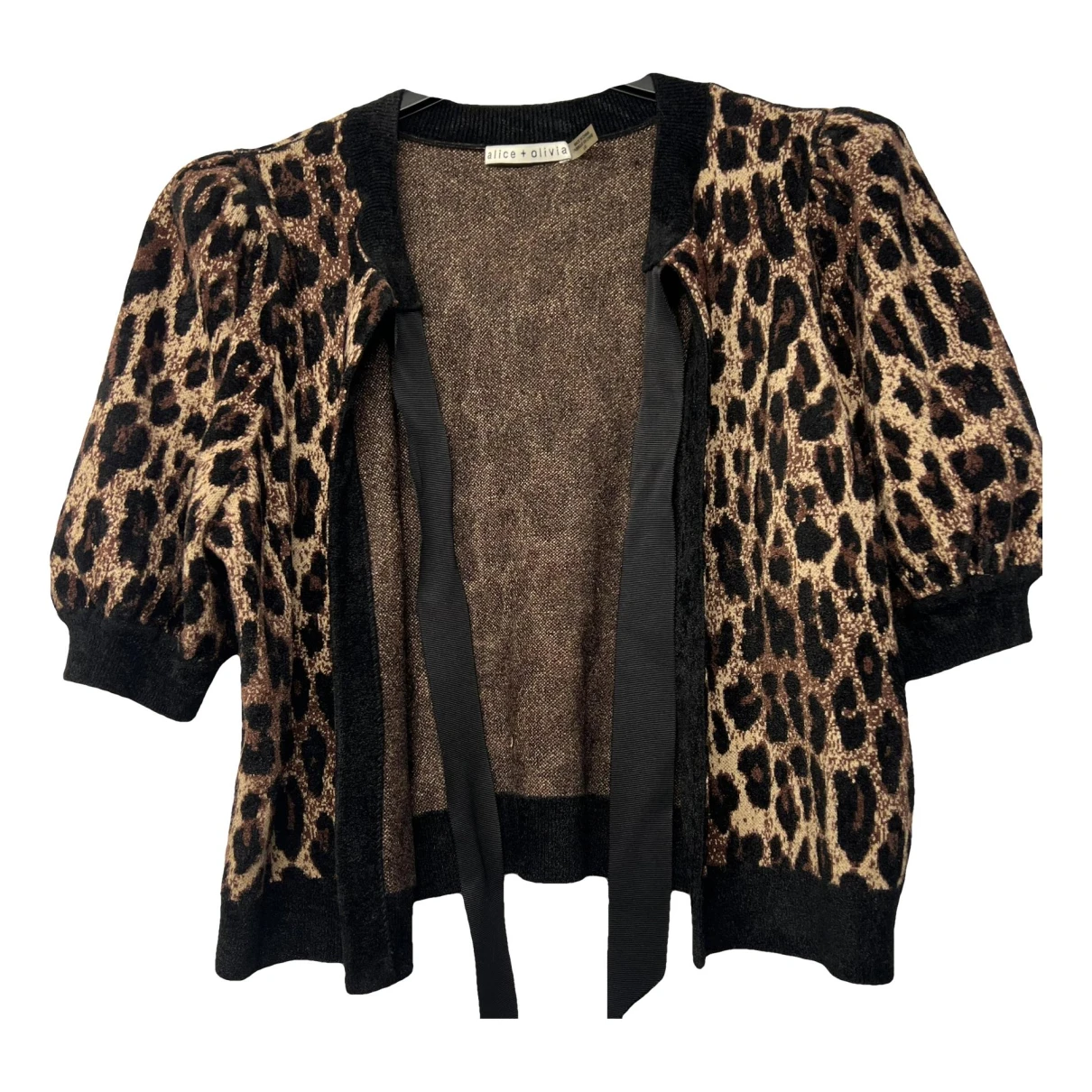 Pre-owned Alice And Olivia Cardigan In Black