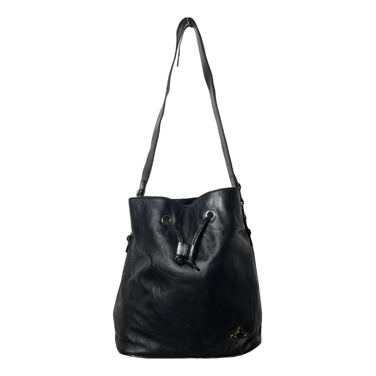 Pre-owned Vivienne Westwood Patent Leather Bag In Black