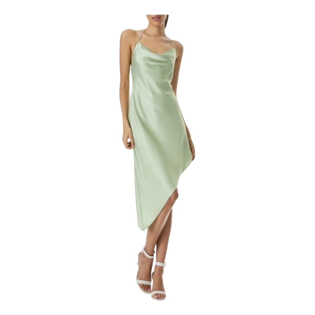 Pre-owned Alice And Olivia Dress In Green