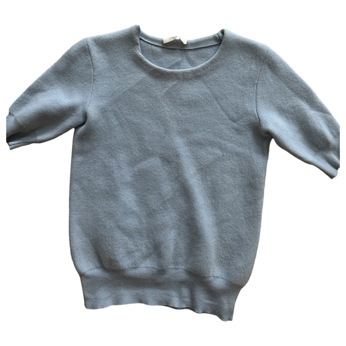 Pre-owned The Row Cashmere Jersey Top In Blue