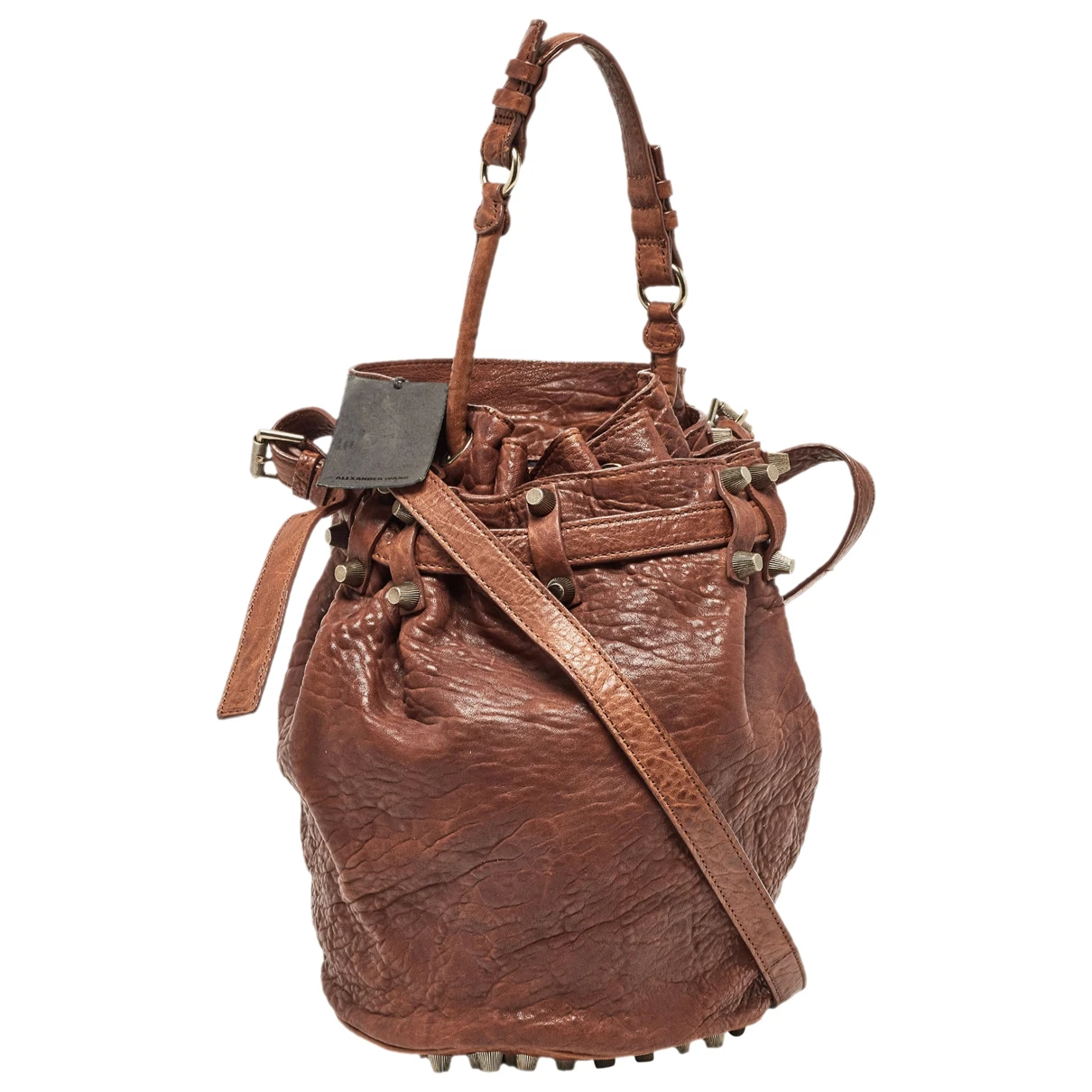 Pre-owned Alexander Wang Leather Handbag In Brown