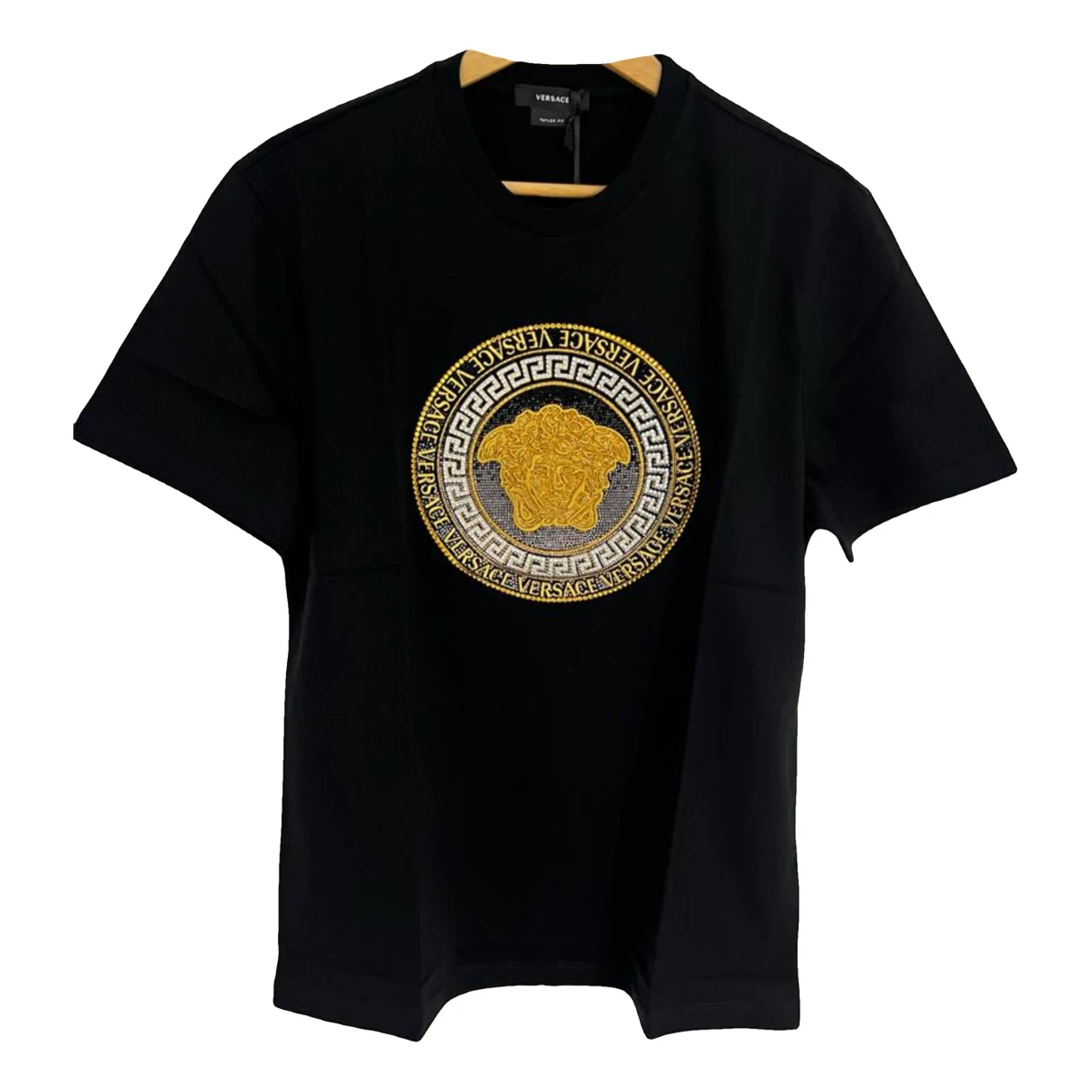 Pre-owned Versace T-shirt In Black