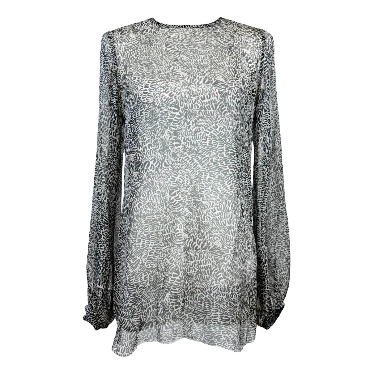 Pre-owned L Agence Blouse In Grey