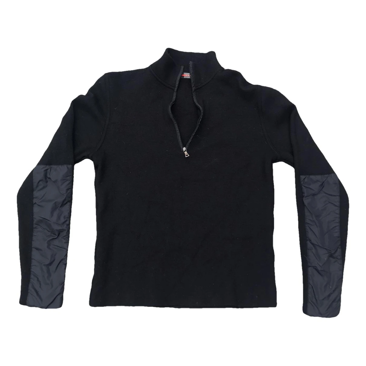 Pre-owned Prada Wool Sweatshirt In Black