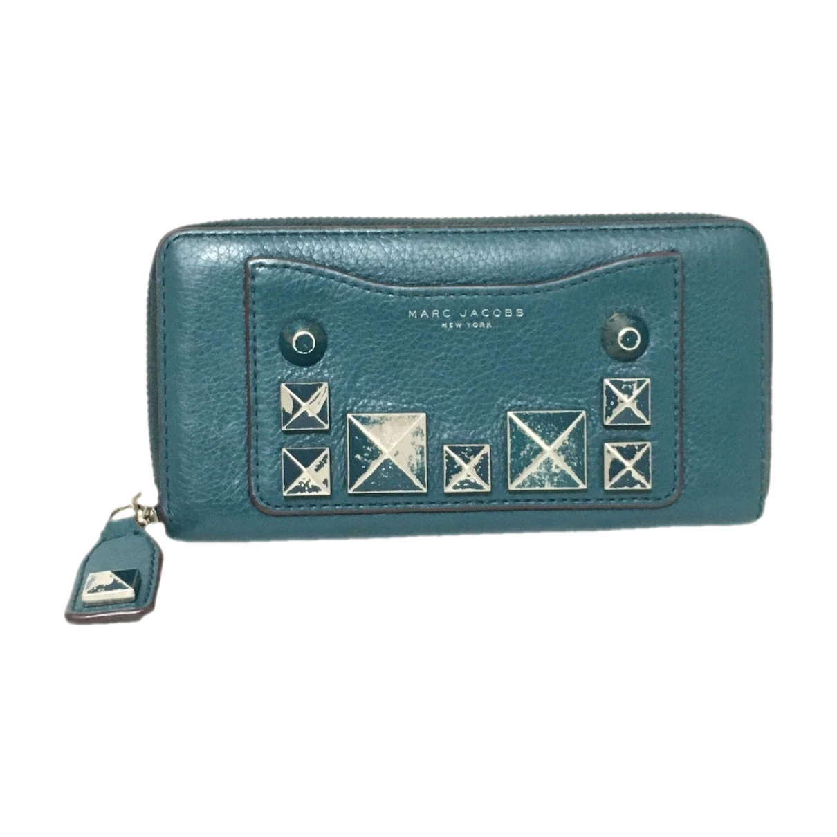 Pre-owned Marc Jacobs Leather Wallet In Green