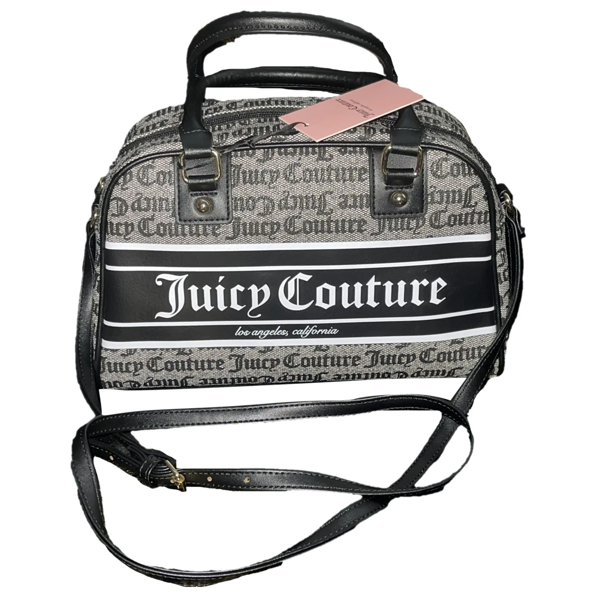 Pre-owned Juicy Couture Leather Satchel In Multicolour