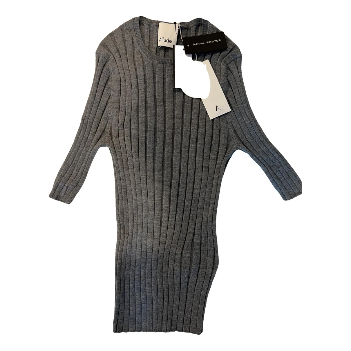 Pre-owned Allude Wool Jumper In Grey