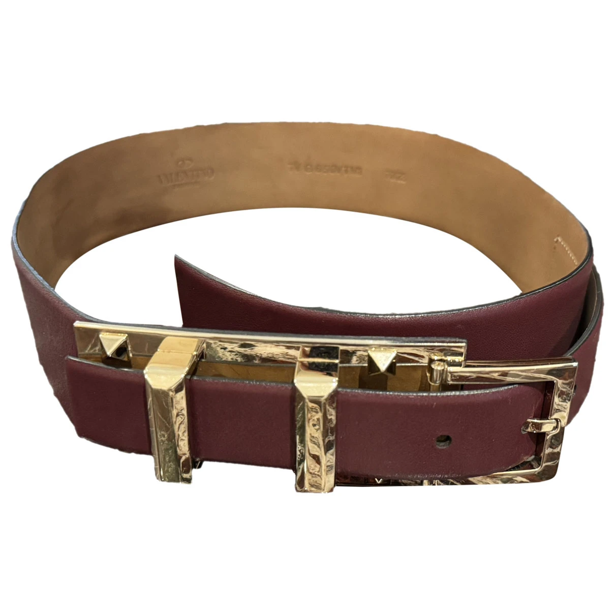Pre-owned Valentino Garavani Leather Belt In Other