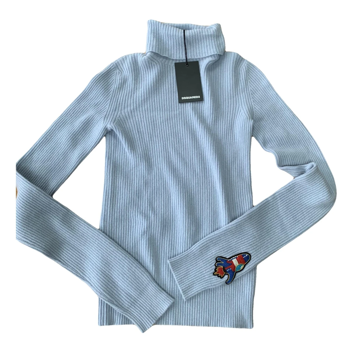Pre-owned Dsquared2 Wool Jumper In Blue