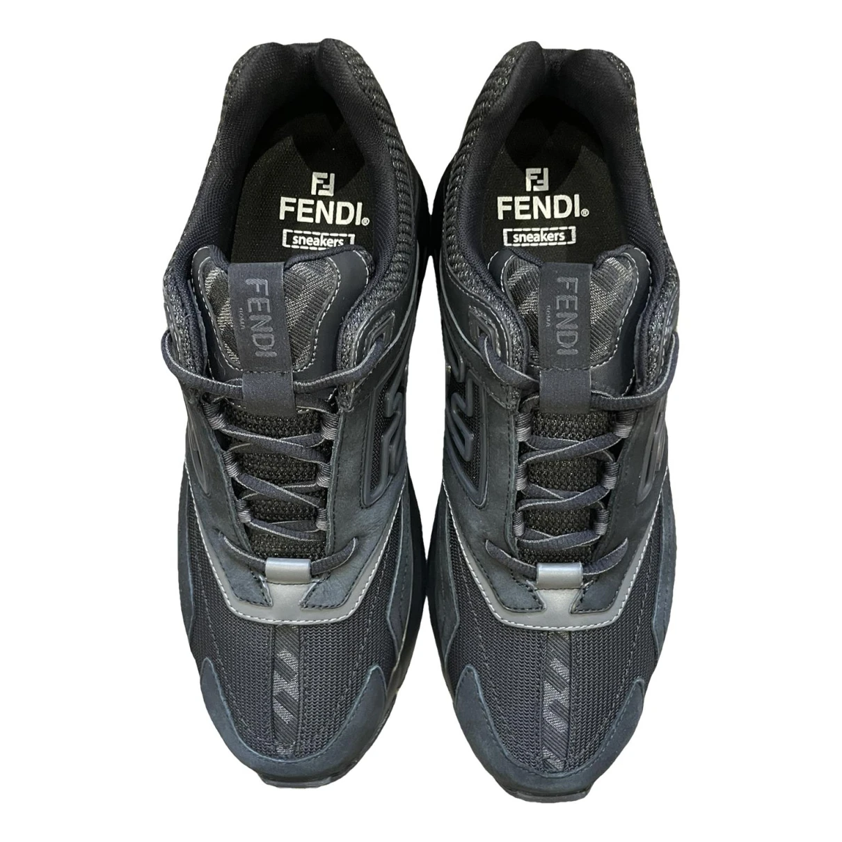 Pre-owned Fendi Trainers In Black