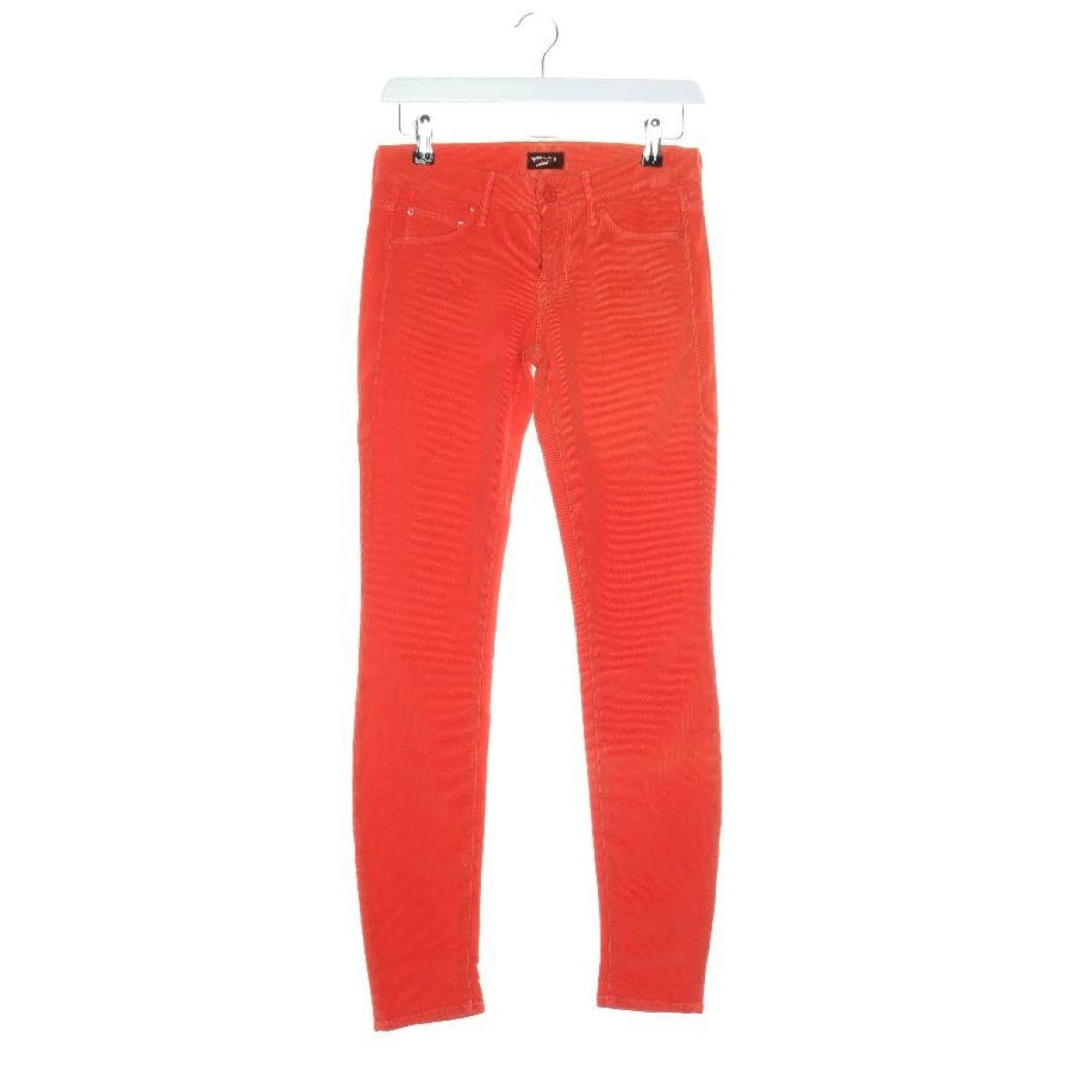 Pre-owned Mother Mjeans In Orange
