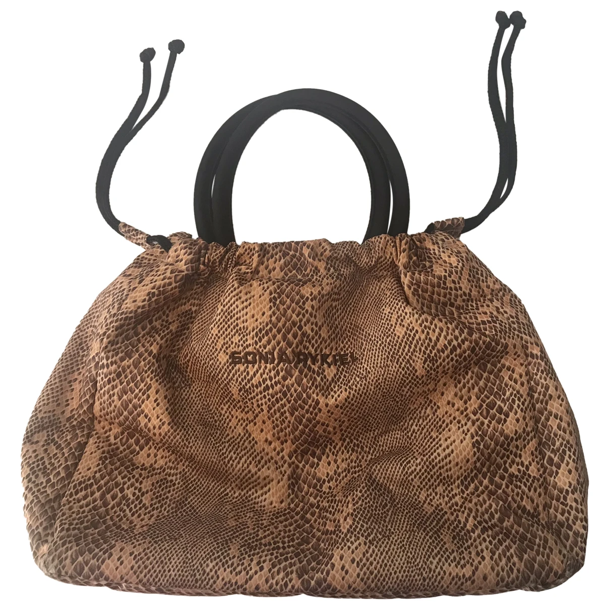 Pre-owned Sonia Rykiel Cloth Handbag In Camel
