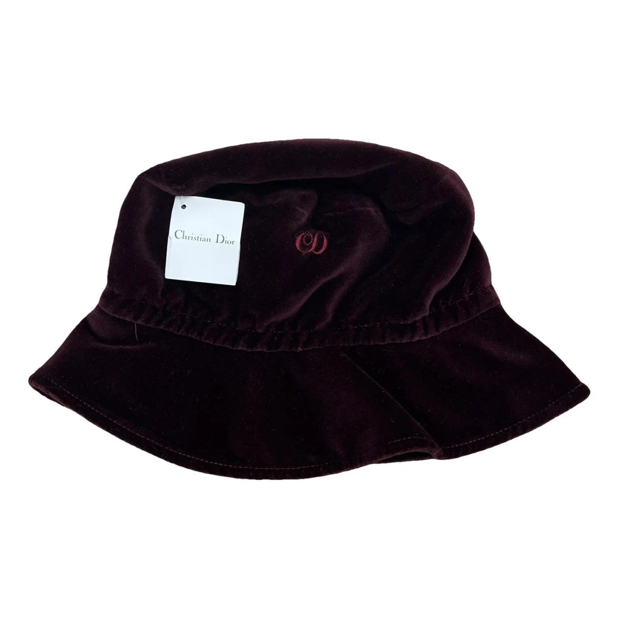 Pre-owned Dior Hat In Burgundy