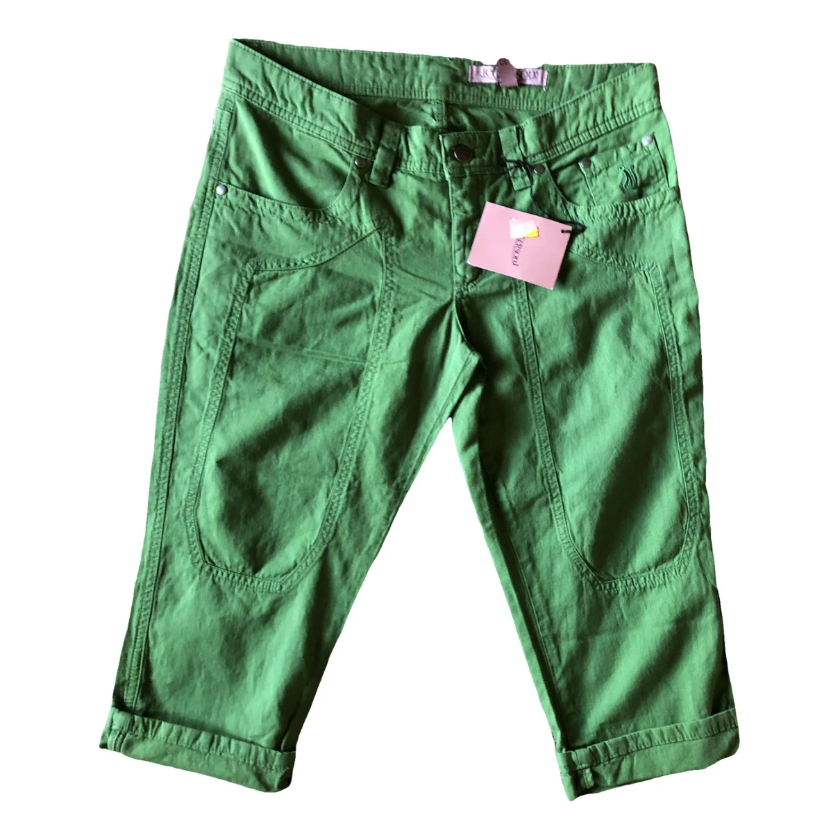Pre-owned Jeckerson Short Pants In Green