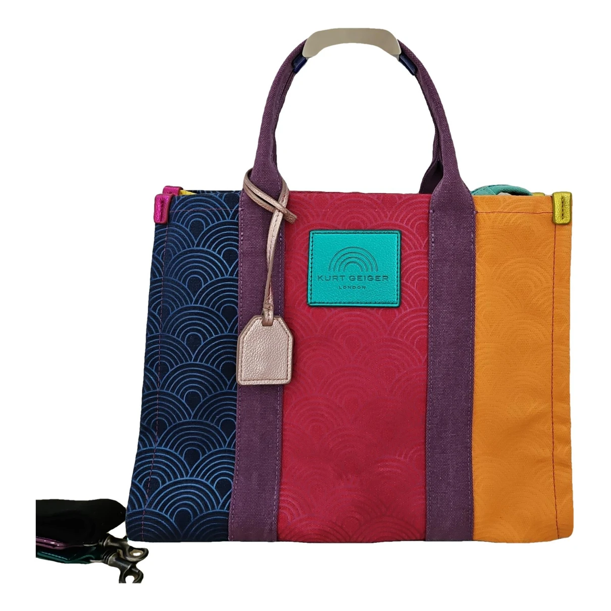 Pre-owned Kurt Geiger Cloth Clutch Bag In Multicolour