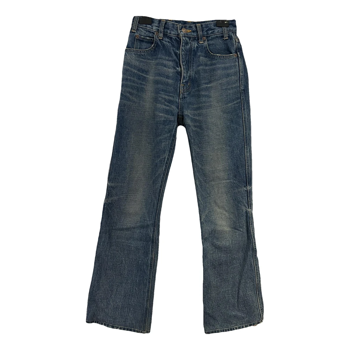 Pre-owned Celine Bootcut Jeans In Blue