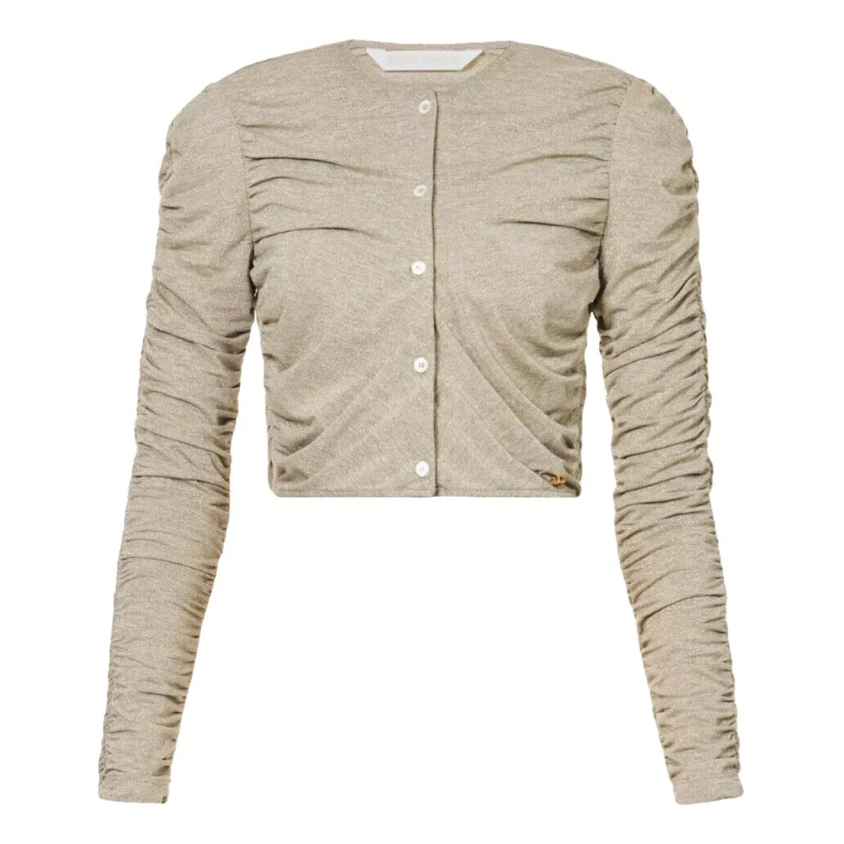 Pre-owned Palm Angels Cardigan In Gold