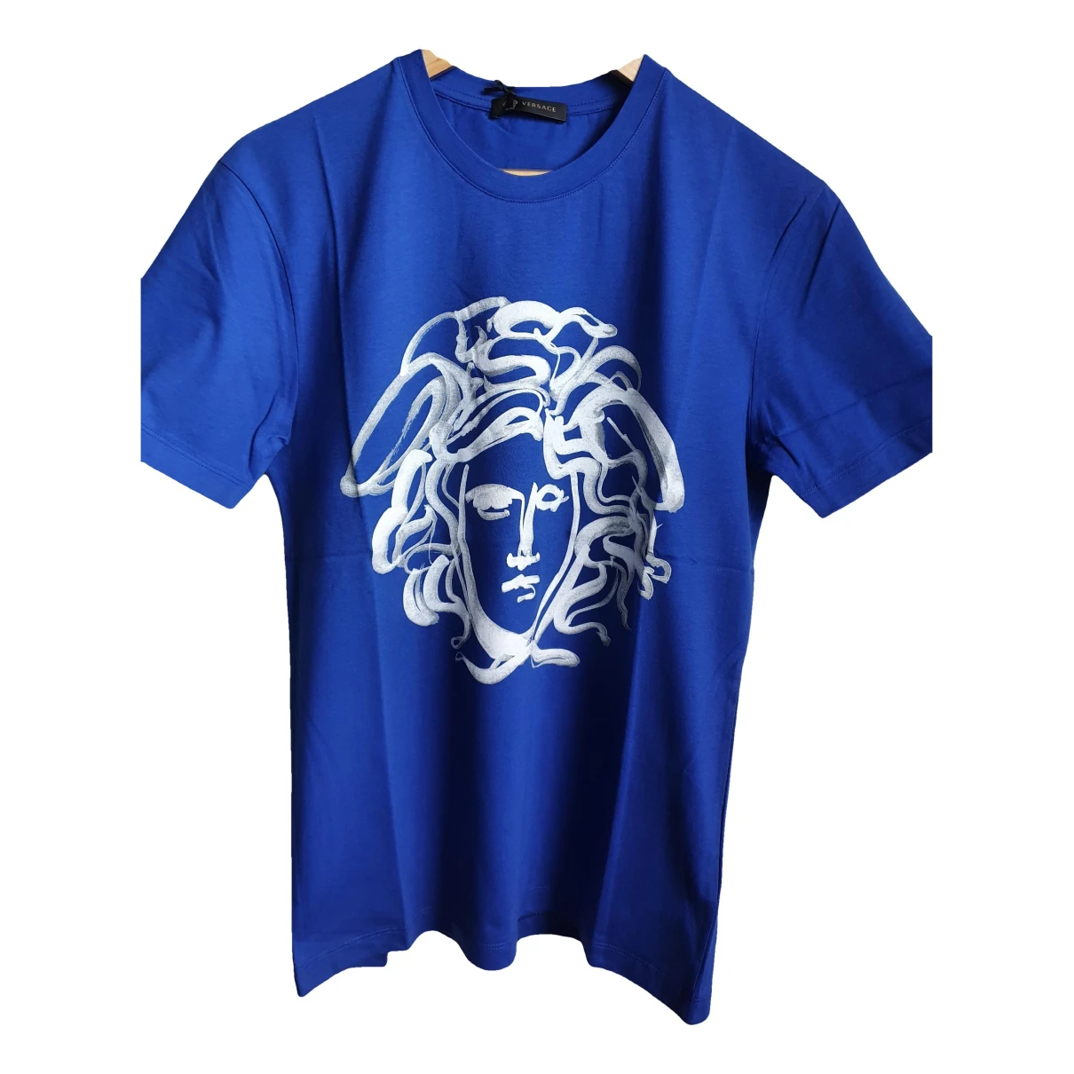 Pre-owned Versace T-shirt In Blue