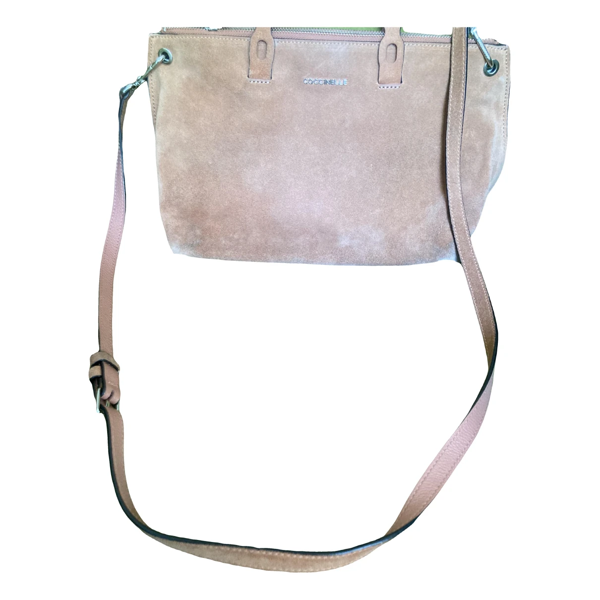 Pre-owned Coccinelle Leather Handbag In Pink