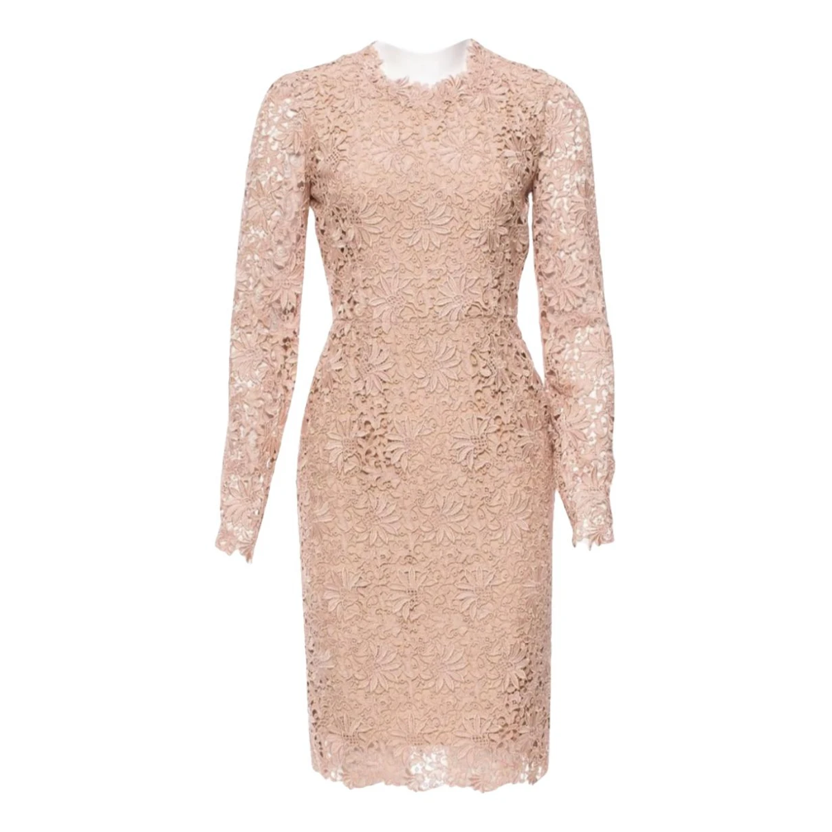 Pre-owned Stella Mccartney Lace Mid-length Dress In Pink