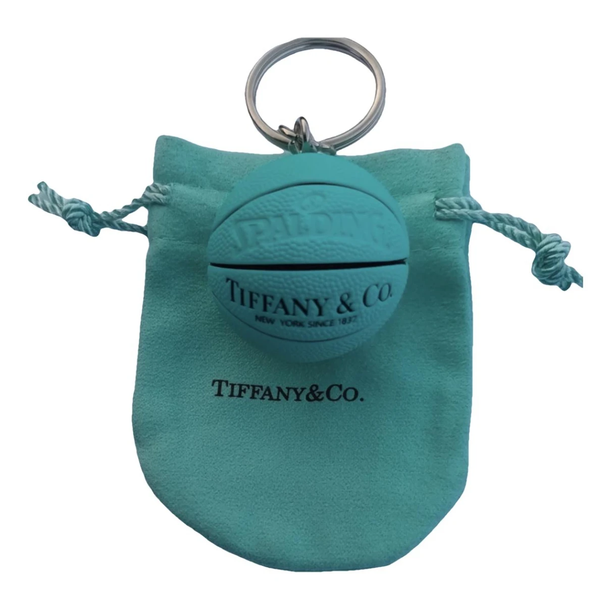 Pre-owned Tiffany & Co Return To Tiffany Bag Charm In Turquoise