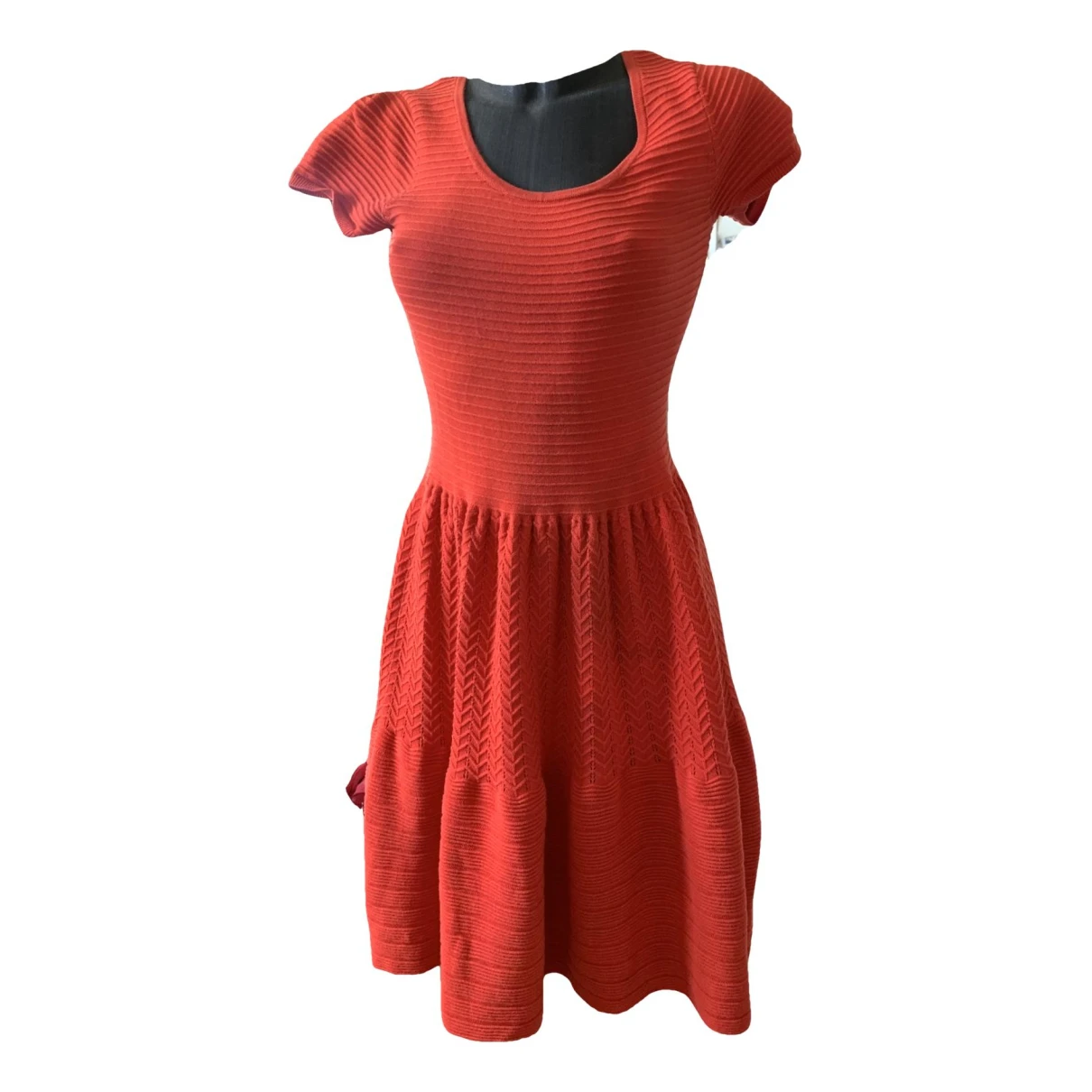 Pre-owned Sandro Mid-length Dress In Red