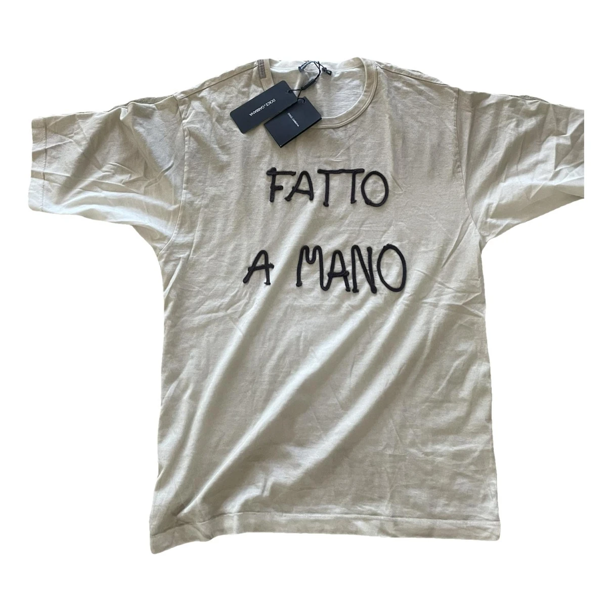 Pre-owned Dolce & Gabbana T-shirt In Beige