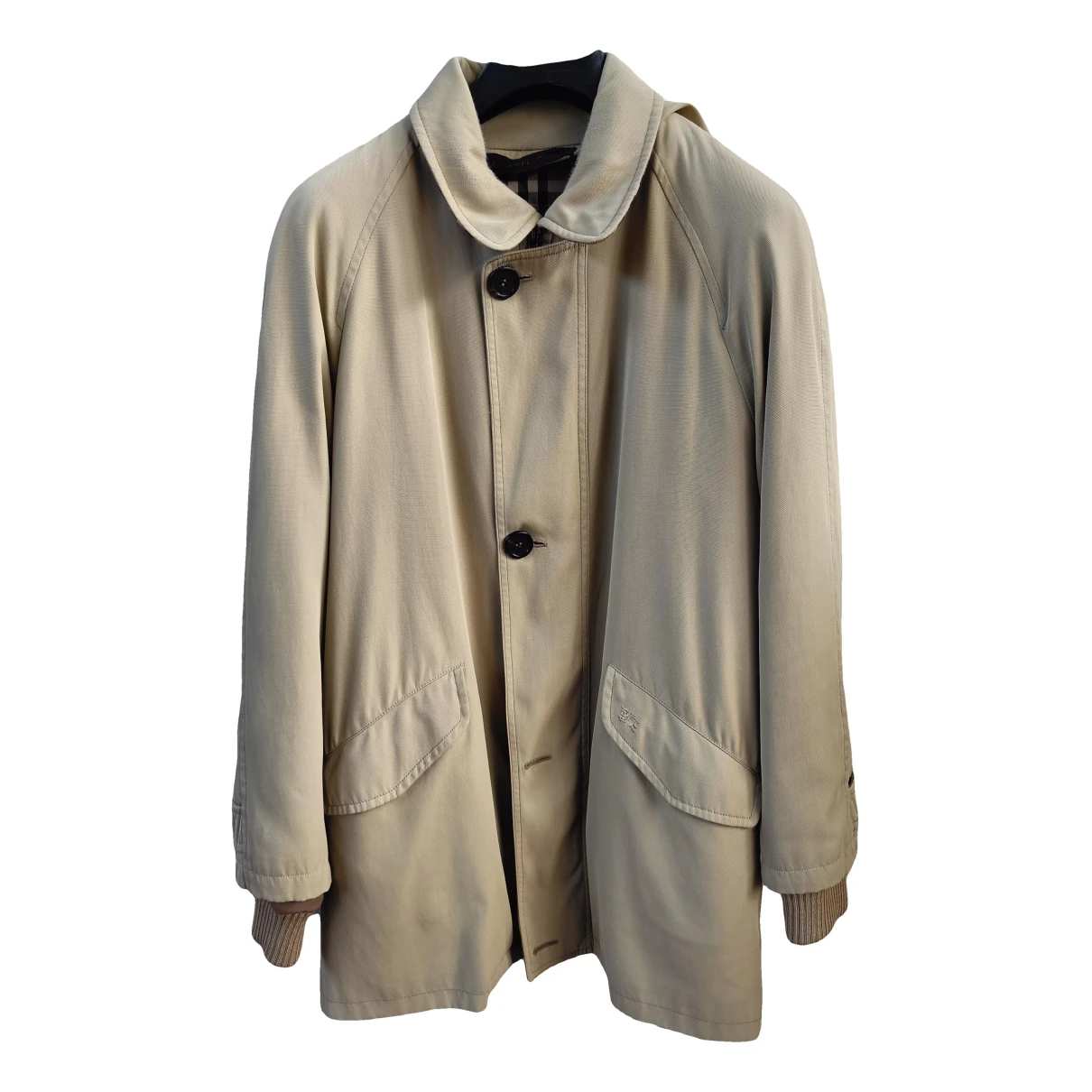 Pre-owned Burberry Cloth Coat In Beige