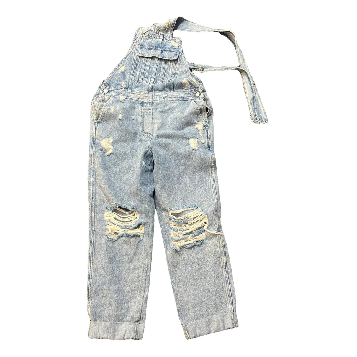 Pre-owned Balmain Overall In Blue