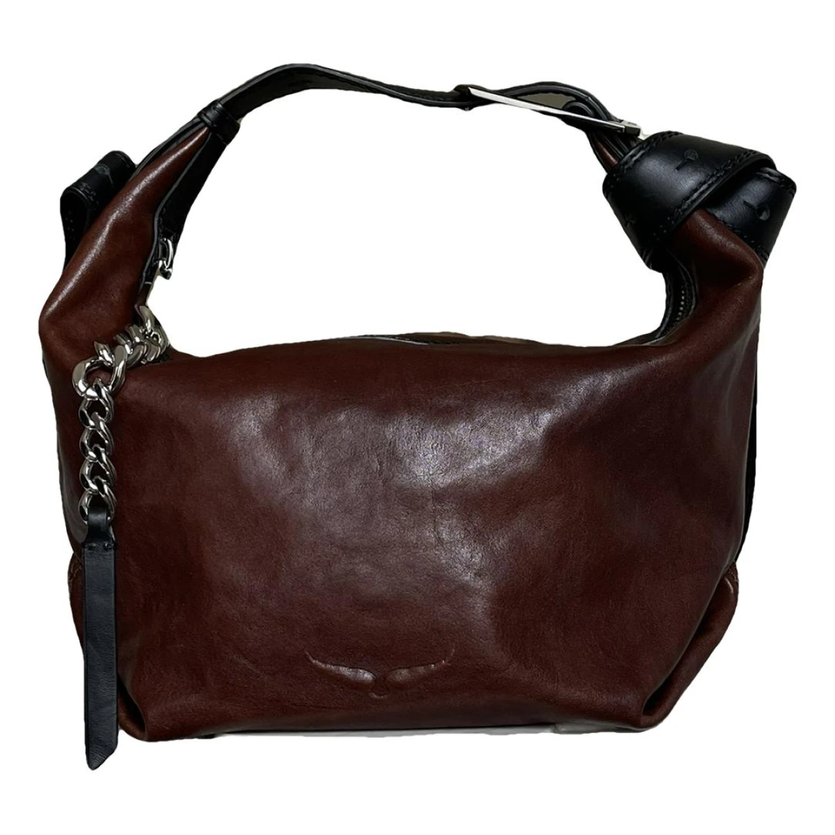 Pre-owned Zadig & Voltaire Leather Handbag In Brown