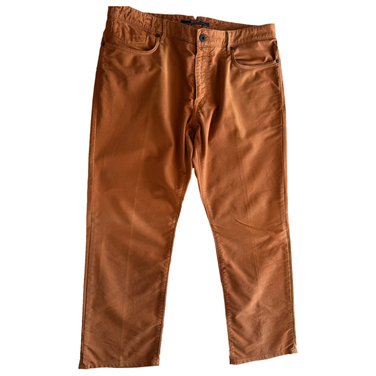 Pre-owned Incotex Trousers In Orange