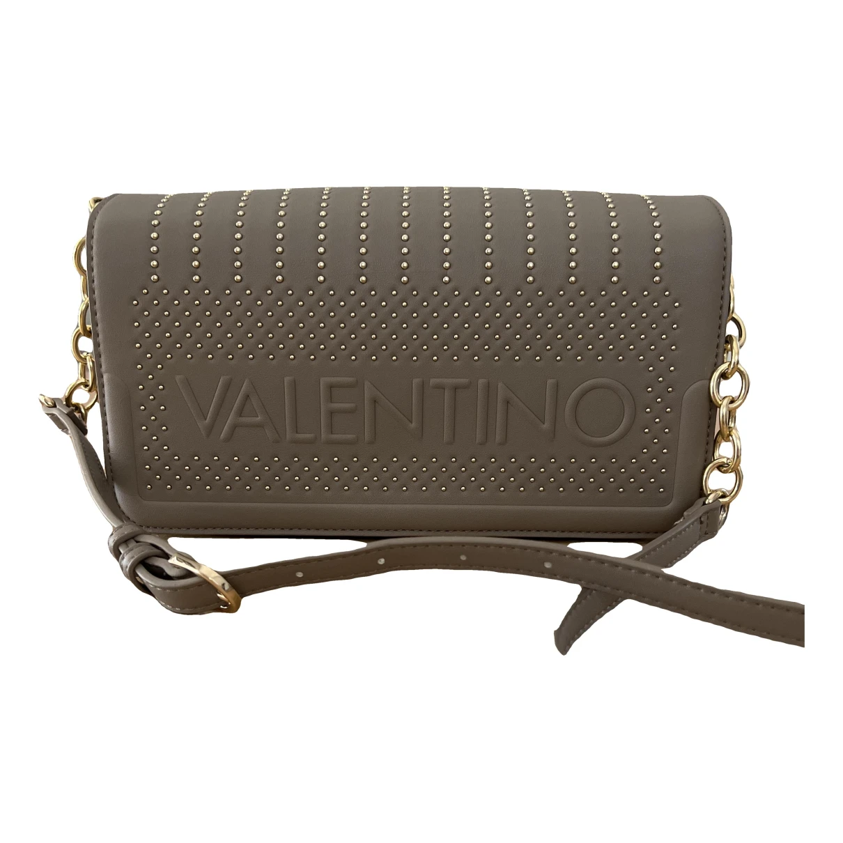 Pre-owned Valentino By Mario Valentino Crossbody Bag In Beige